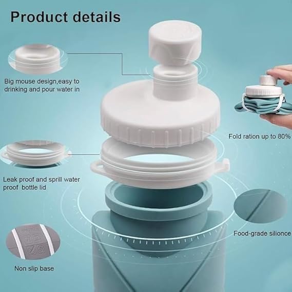 Foldable Silicone Water Bottle