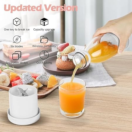Mini USB Rechargeable Mixer Portable Juice Blender Bottle