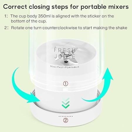 Mini USB Rechargeable Mixer Portable Juice Blender Bottle