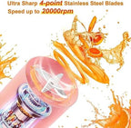 Mini USB Rechargeable Mixer Portable Juice Blender Bottle