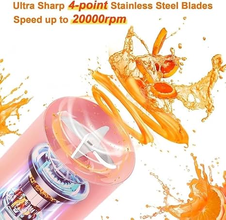 Mini USB Rechargeable Mixer Portable Juice Blender Bottle