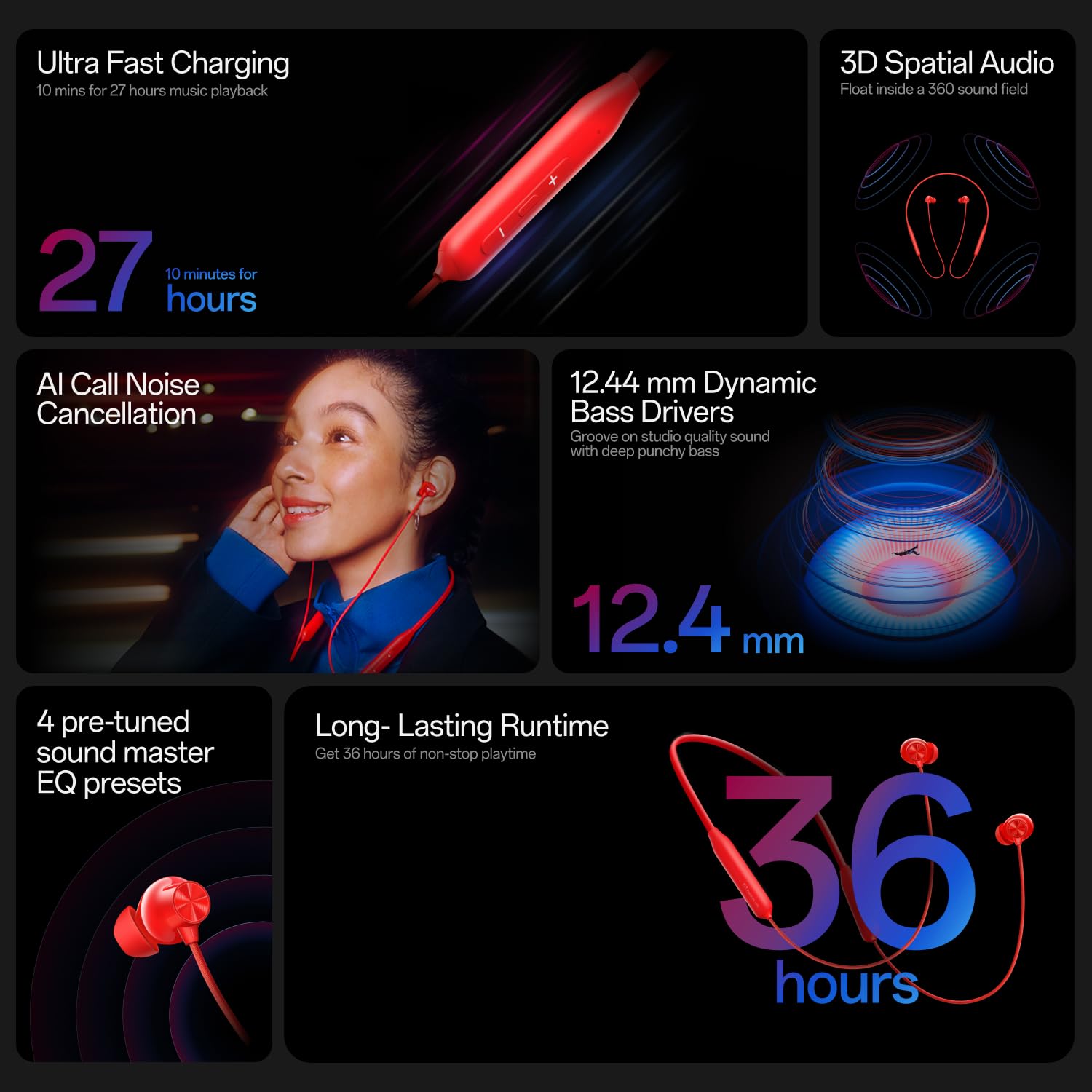 Bluetooth wireless neckband